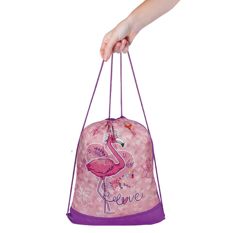 Сумка для обуви ПИФАГОР1 отделение42×34 см«Cute Flamingo»270184