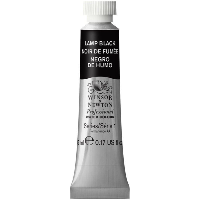 превью Акварель художественная Winsor&Newton «Professional», 5мл, туба, сажа газовая