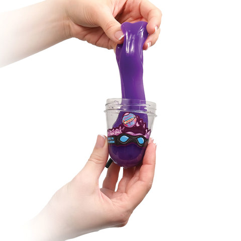 Слайм (лизун) «Slime Ninja», фиолетовый, меняет цвет на голубой, 130 г, ВОЛШЕБНЫЙ МИР