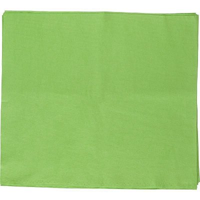Салфетки хозяйственные микроспан 40×34 см 80 г/кв. м зеленые 5 штук в упаковке
