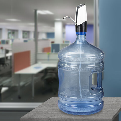 Помпа для воды электрическая SONNEN EWD152W, 1.5 л/мин, 2 РЕЖИМА, АККУМУЛЯТОР, АДАПТЕР, пластик