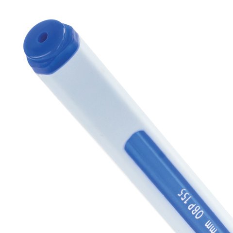 Ручка шариковая масляная BRAUBERG «Extra Glide Soft White», СИНЯЯ, узел 0.7 мм, линия письма 0.35 мм
