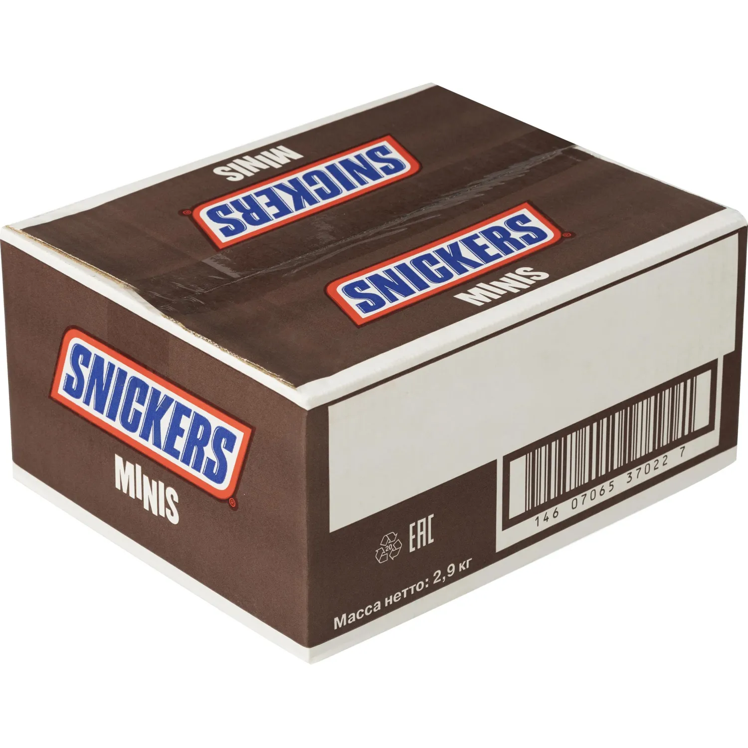 Шоколадный батончик Snickers minis 2.9 кг