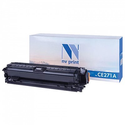 Картридж лазерный NV PRINT (NV-CE271A) для HP CP5525dn/CP5525n/M750dn/M750n, голубой, ресурс 15000 страниц