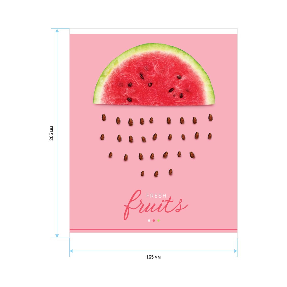 Тетрадь 48л., А5, клетка ArtSpace «Фрукты. Juicy fruits», эконом