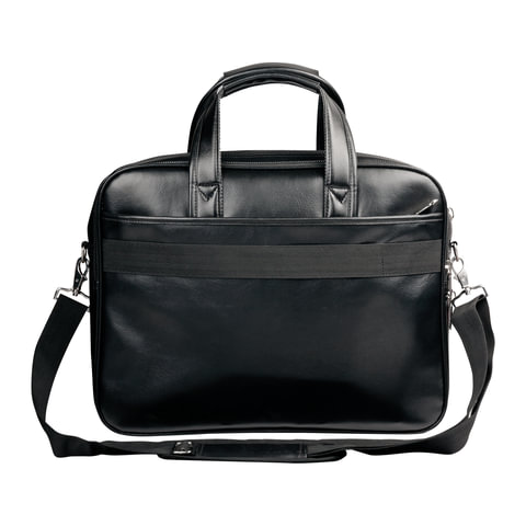 Сумка деловая BRAUBERG «Dandy», 31×41×15 см, отделение для планшета и ноутбука 15.6", кожзам, черная