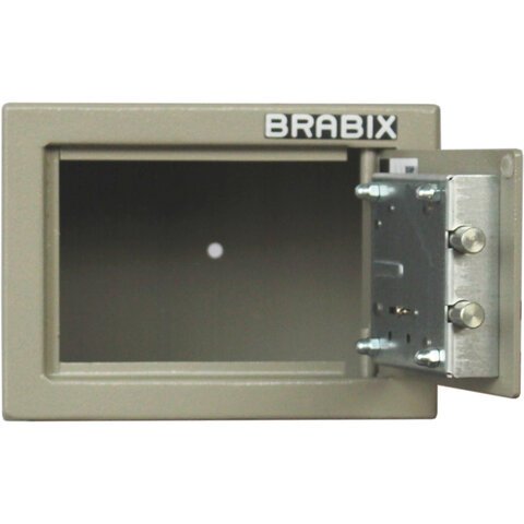 Сейф мебельный BRABIX «D-14m»145×200х150 мм3 кгключевой замоккрепление к стене291160