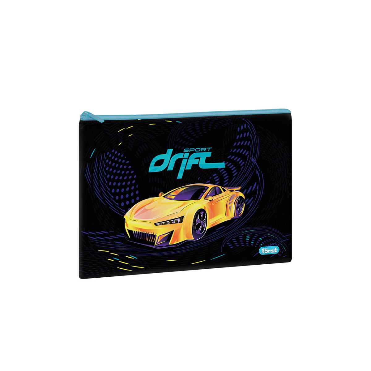 превью Папка текстильная А4 Först «Sport drift», 335×245 мм, 1 отделение, полиэстер