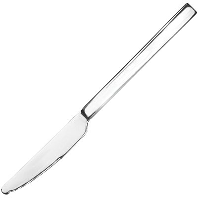 Нож столовый 'Профиль';сталь нерж. ;, L=231/100, B=5мм;металлич. 12шт/уп