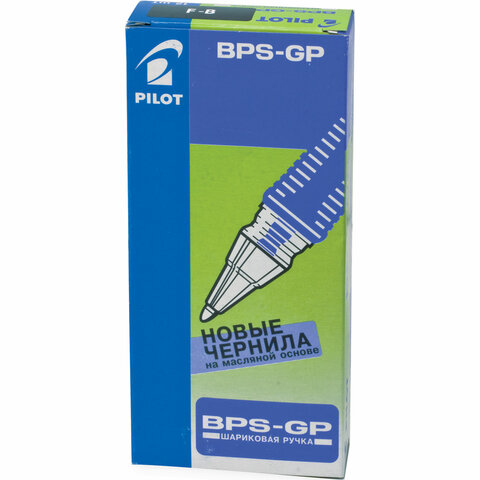 Ручка шариковая масляная с грипом PILOT «BPS-GP», ЧЕРНАЯ, корпус прозрачный, узел 0.7 мм, линия письма 0.32 мм