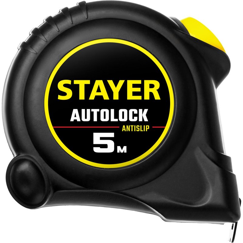 Рулетка с автостопом STAYER AutoLock 5м х 19мм (2-34126-05-19)