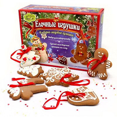 Пряники для творчества - Елочные игрушки, 700г, НГ арт.288