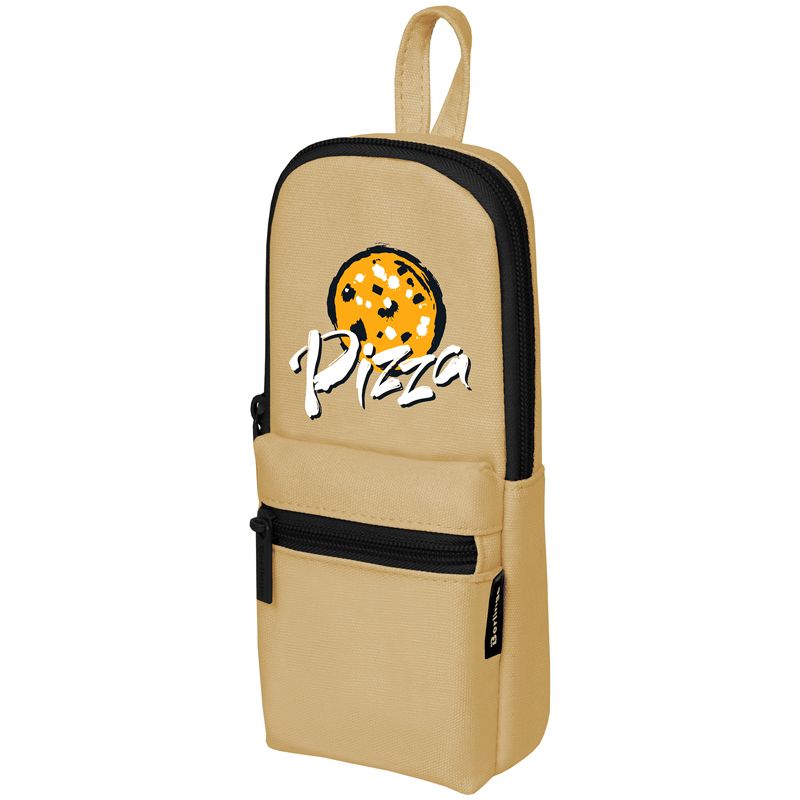 превью Пенал мягкий 1 отделение, 1 карман, 210×90×40 Berlingo «Pizza», текстиль