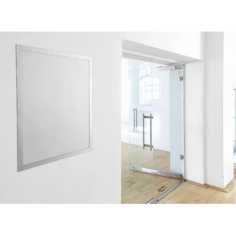 Информационный стенд настенный Durable Duraframe Poster 50×70 см пластиковый серебристый (магнитная рамка)