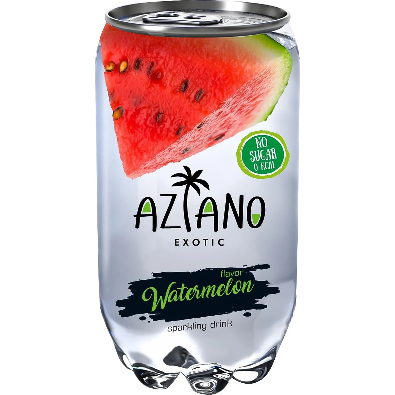 превью Напиток Aziano Watermelon, газ ж/б 0.35л