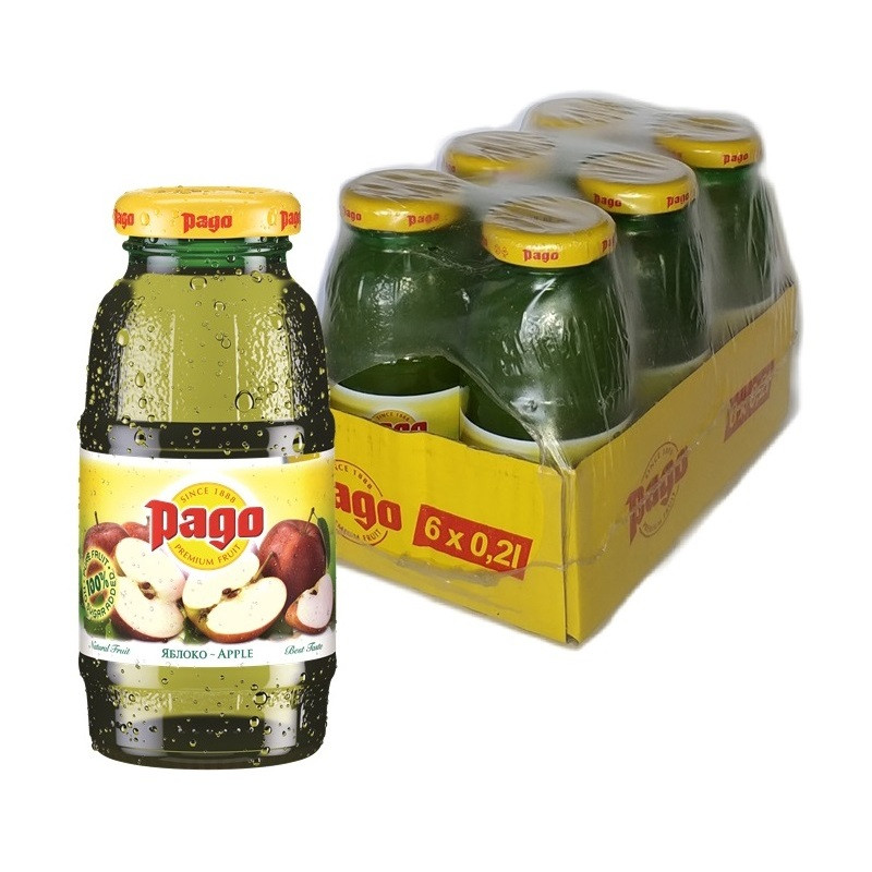 превью Сок Pago яблоко 0.2 л (6 штук в упаковке)