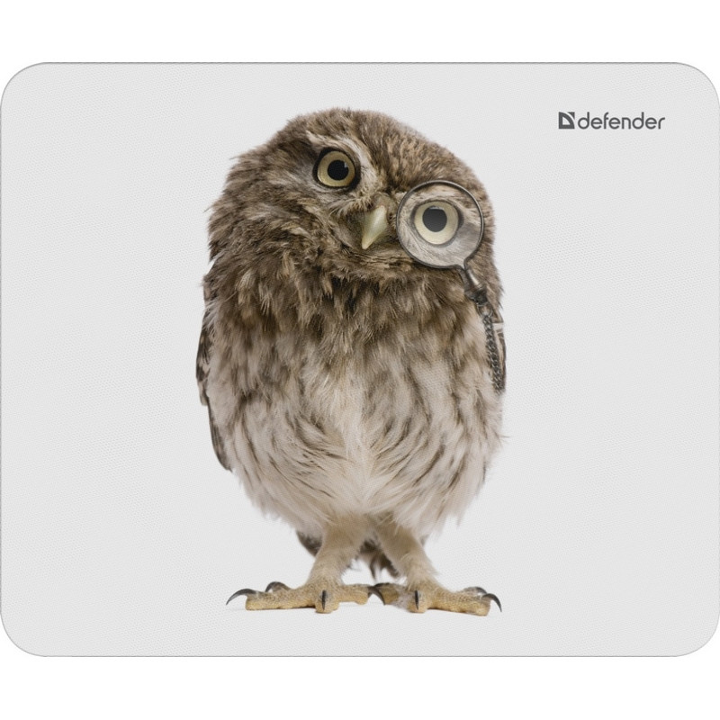 Коврик для мыши DEFENDER Wild Animals, резина+джерси, 220×180×2 мм, 8 видов