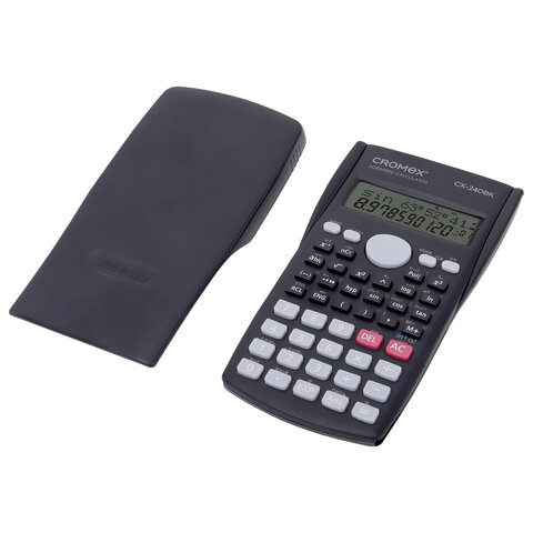 Калькулятор инженерный CROMEX (КРОМЕКС) СX-240BK (155×80 мм), 240 функций, 10+2 разрядов, черный, 273832