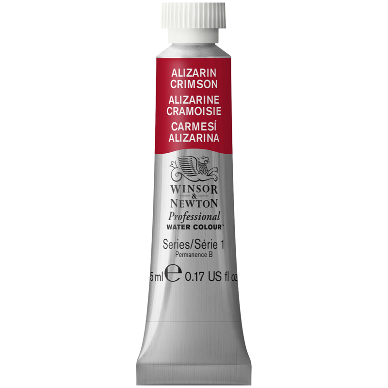 превью Акварель художественная Winsor&Newton «Professional», 5мл, туба, ализарин малиновый
