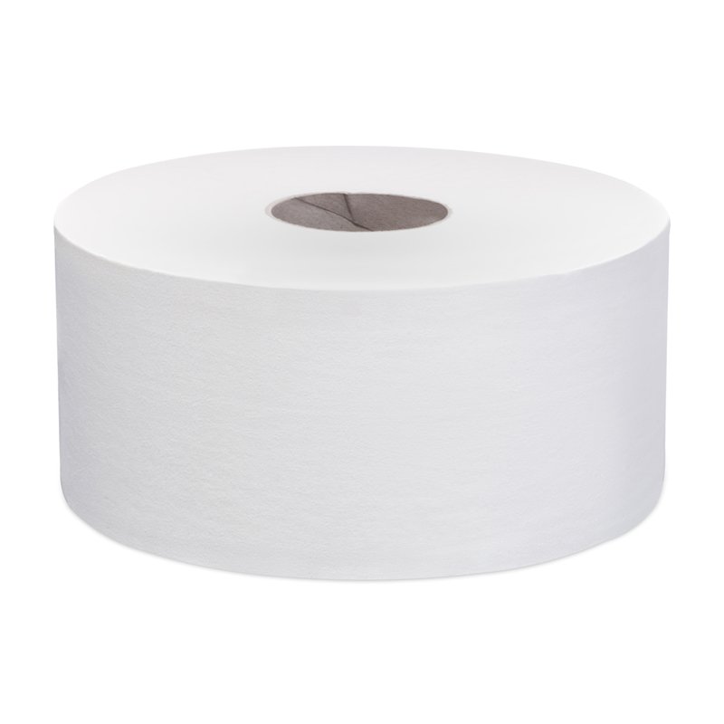 Бумага туалетная Focus Eco Jumbo, 1 слойн, 450 м/рул, тиснение, белая