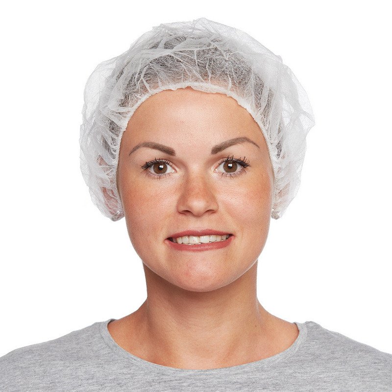 18, белая, кх "гекса"). шапочка-берет одноразовая.