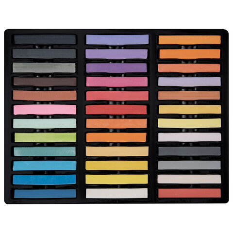 Пастель сухая художественная BRAUBERG ART CLASSIC, 36 цветов, квадратное сечение