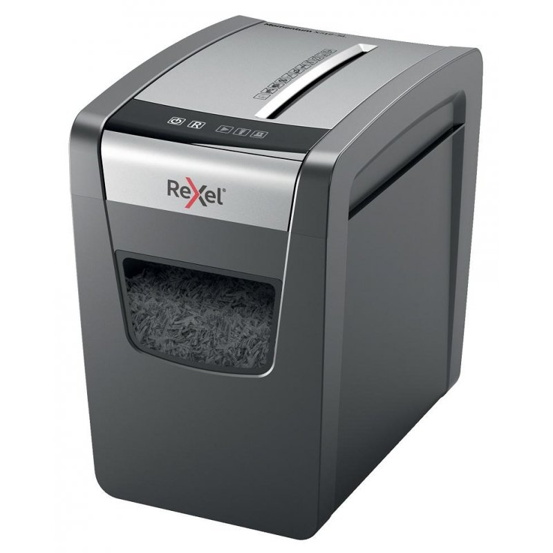 Уничтожитель (шредер) Rexel Momentum X312-SL, 1-3 человека, 3 уровень секретности, фрагменты 5×42 мм, 12 листов, 23 л