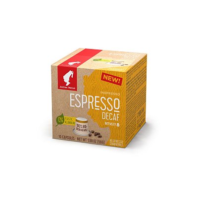 Кофе в капсулах для кофемашин Julius Meinl Espresso Decaf Bio (10 штук в упаковке)