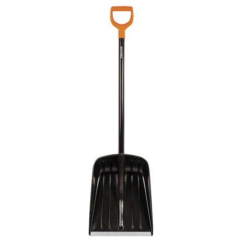 превью Лопата для уборки снега Fiskars Solid пластиковая 35.5 см с черенком