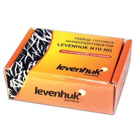 Набор готовых микропрепаратов LEVENHUK N10 NG (10 образцов, стекла)