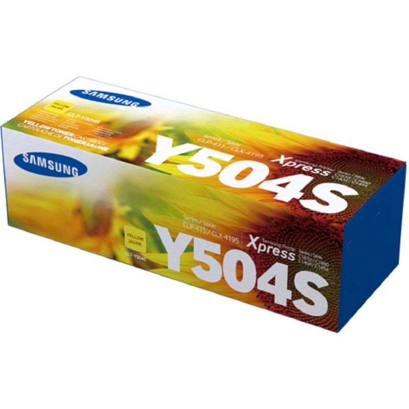 превью Тонер-картридж Samsung CLT-Y504S SU504A желтый оригинальный