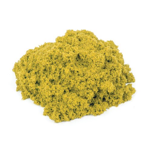 Песок для лепки кинетический BRAUBERG KIDSжелтый500 г2 формочкиведерко665091