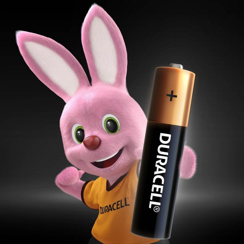 Батарейки Duracell AAA/286/LR03, 1.5В, алкалиновые, 4 шт. в блистере