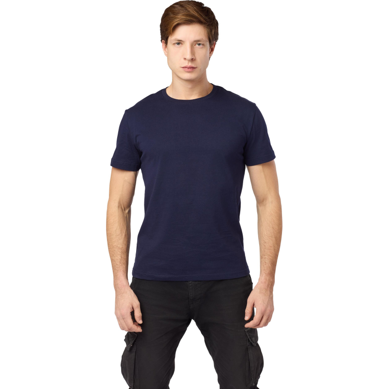Футболка (160 г. ) с кор. рукавом синяя 5XL(ЗД594075)