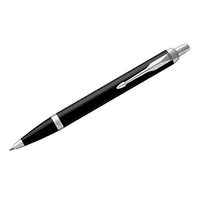 Ручка шариковая Parker «IM Essential Muted Black CT» синяя, 1.0мм, кнопочн., подарочная упаковка