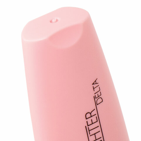 Текстовыделитель BRAUBERG «DELTA PASTEL», ПАСТЕЛЬНЫЙ РОЗОВЫЙ, линия 1-5 мм