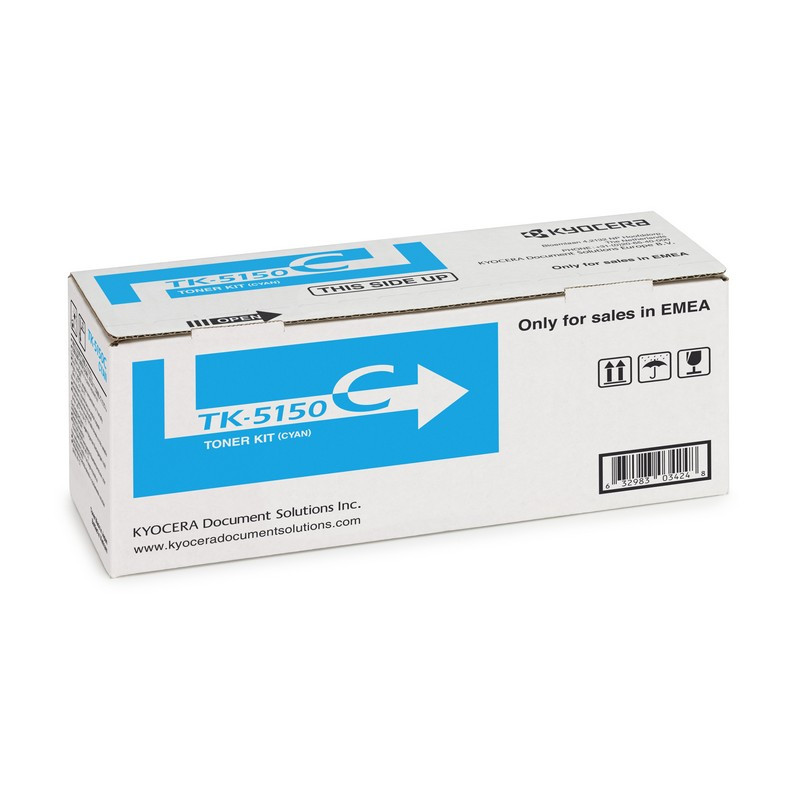 превью Тонер-картридж Kyocera TK-5150С 1T02NSCNL0 оригинальный голубой