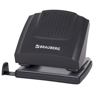 Дырокол BRAUBERG «SUPER»до 30 листовчерный272744