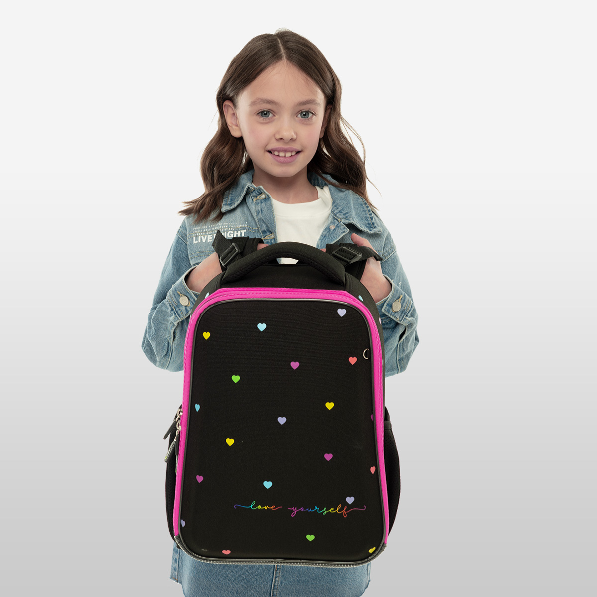 Ранец Berlingo Expert «Love Yourself» 37×28×16см, 2 отделения, 2 кармана, анатомическая спинка