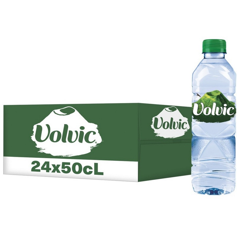 превью Вода минеральная Volvic негазированная 0.5 л (24 штуки в упаковке)