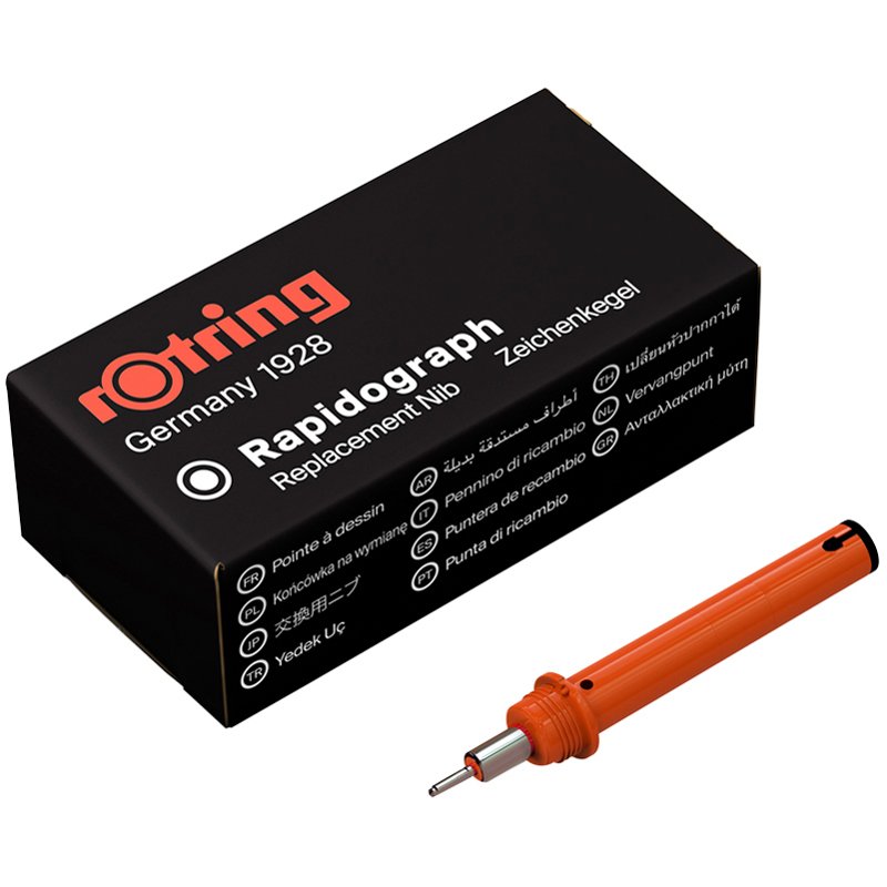 превью Пишущий элемент для рапидографа Rotring 1.0 мм, картон. упак. 
