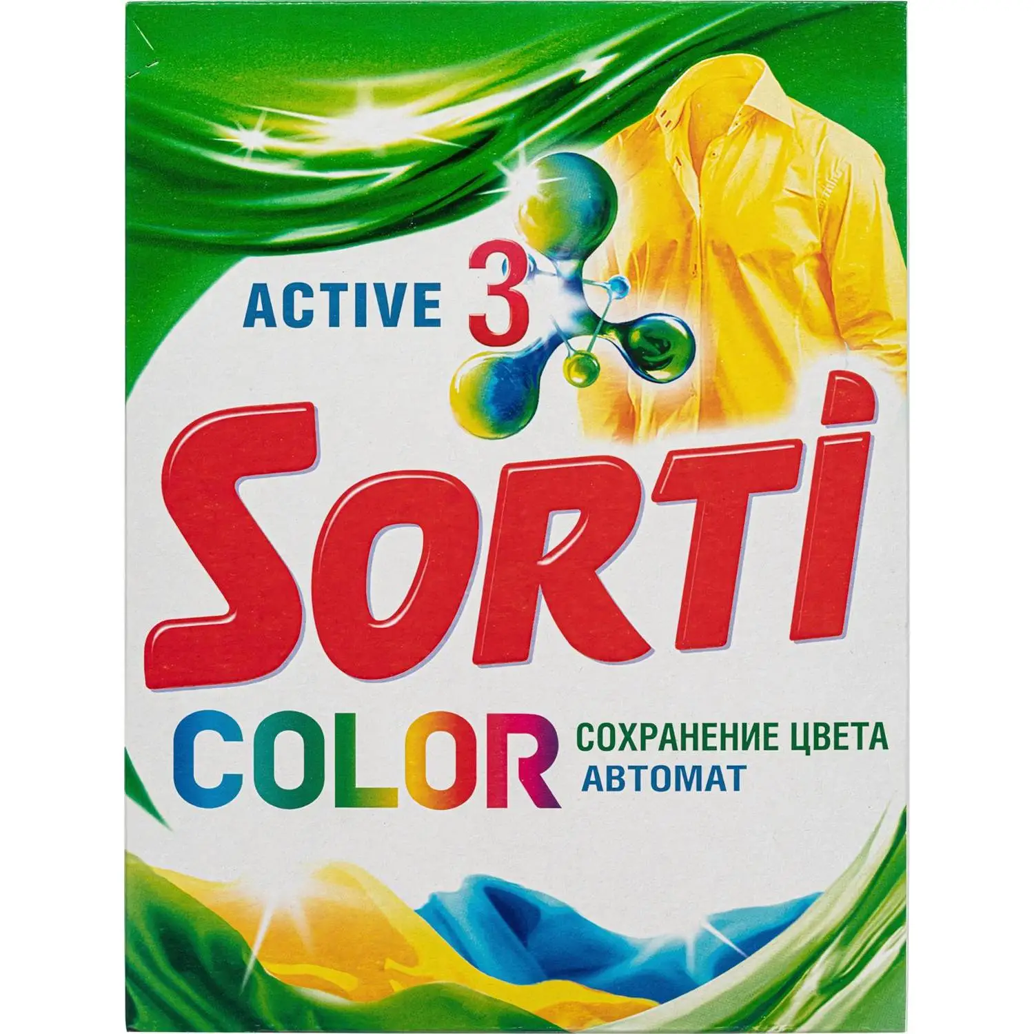 Порошок стиральный автомат Sorti Color 0.35 кг для цветного белья