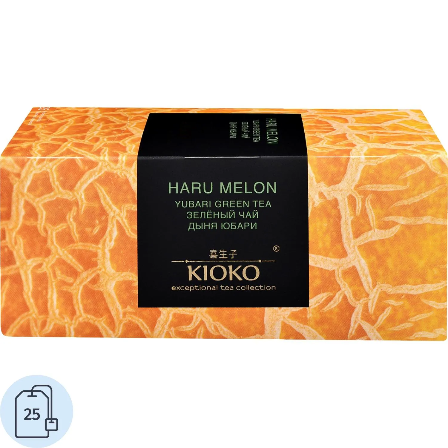 превью Чай Kioko Haru Melon зелёный с ароматом дыни 25пакx2г