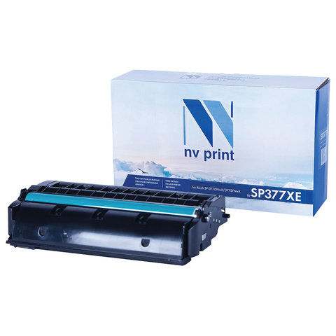 превью Картридж лазерный NV PRINT (NV-SP377XE) для RICOH SP-377DNwX/377SFNwX, ресурс 6400 страниц