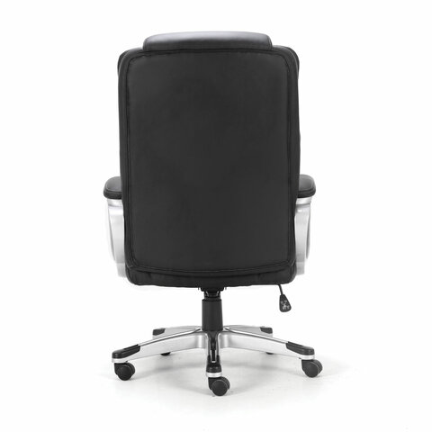 Кресло офисное BRABIX PREMIUM «Rest EX-555», пружинный блок, экокожа, черное, 531938