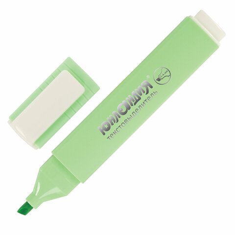 превью Текстовыделитель ЮНЛАНДИЯ «COLORSTAR PASTEL», МЯТА, линия 1-4 мм
