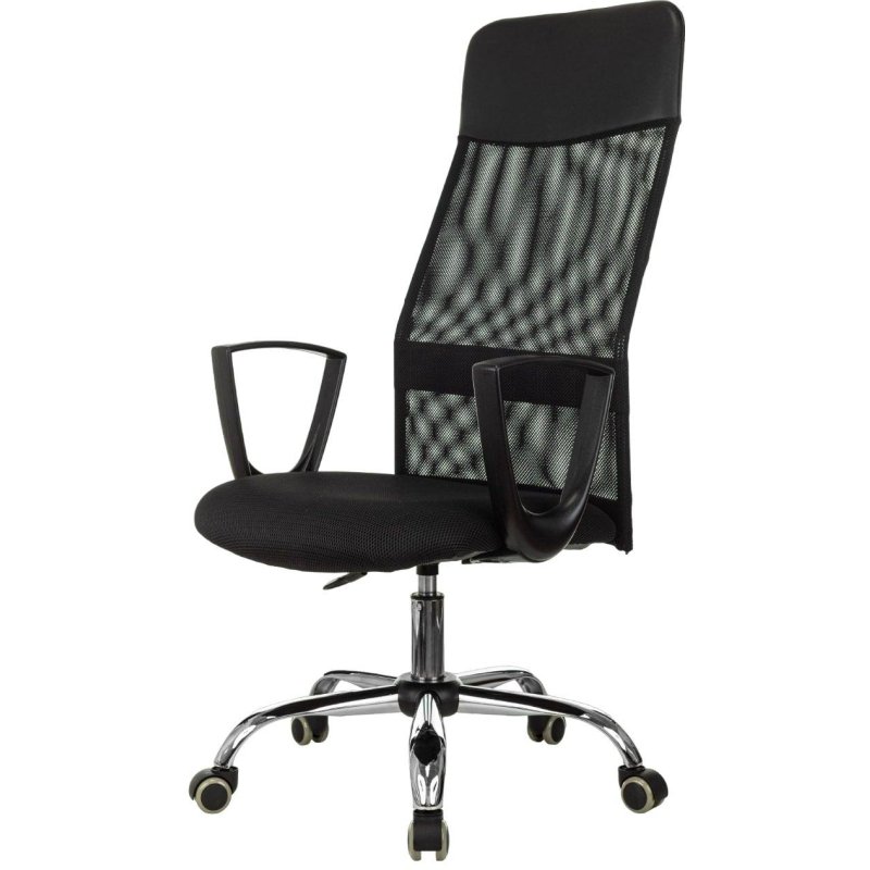 превью Кресло VB_EChair-510 TW сетка/ткань черный хром