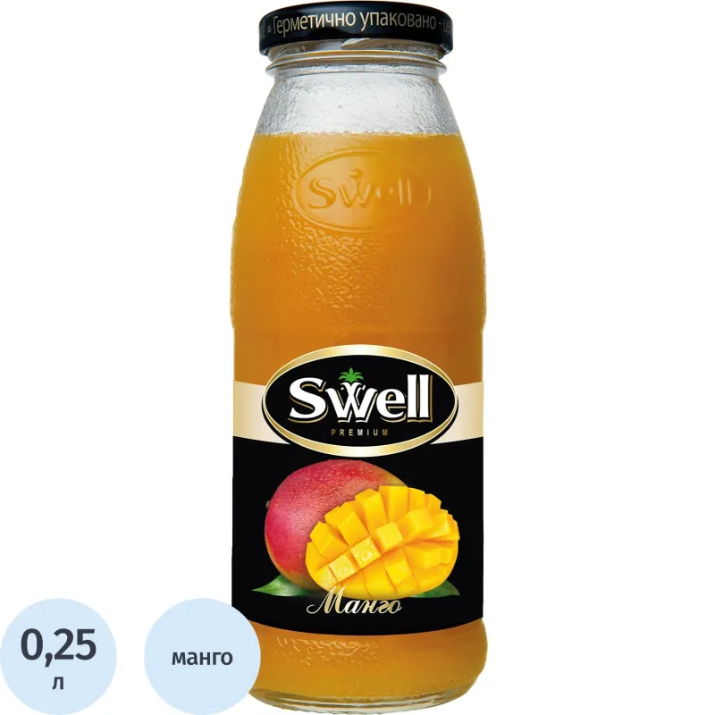 превью Нектар Swell манговый с мякотью 0.25 л