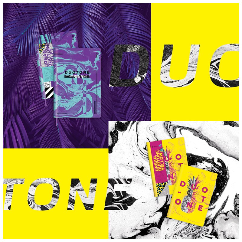 Записная книжка А5 80л. ЛАЙТ, кожзам, Greenwich Line «Urban. Yellow duotone», тон. блок, цв. срез