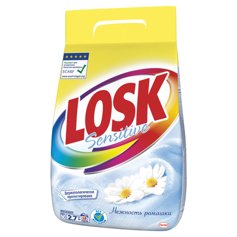 Стиральный порошок автомат 2.7 кг LOSK (Лоск) Sensitive